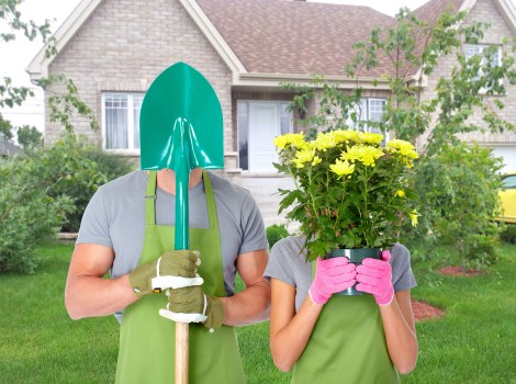 Illustration of workplace standards and anti-slavery policy in local gardening services
